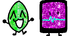 sparkly leafy standing next to sparkly mepad